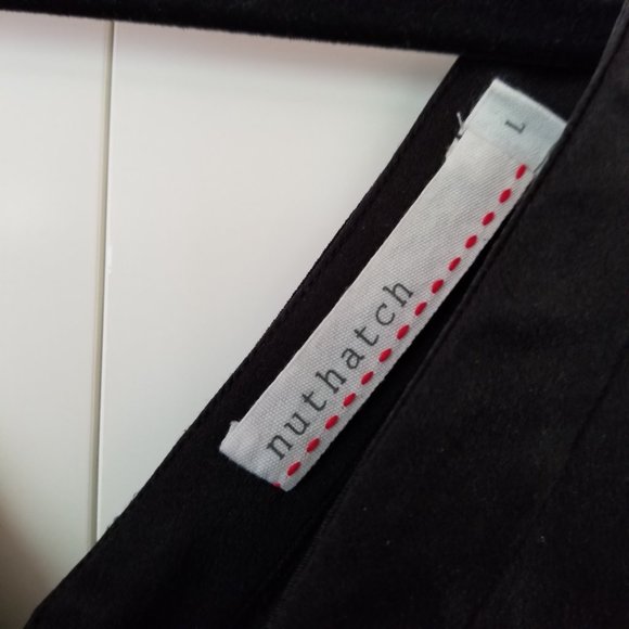 🆕 Nuthatch Black Silk Dress~L - Picture 10 of 15